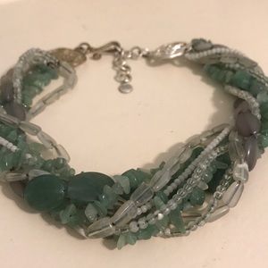 Sigrid Olsen Green Multi-Strand Necklace